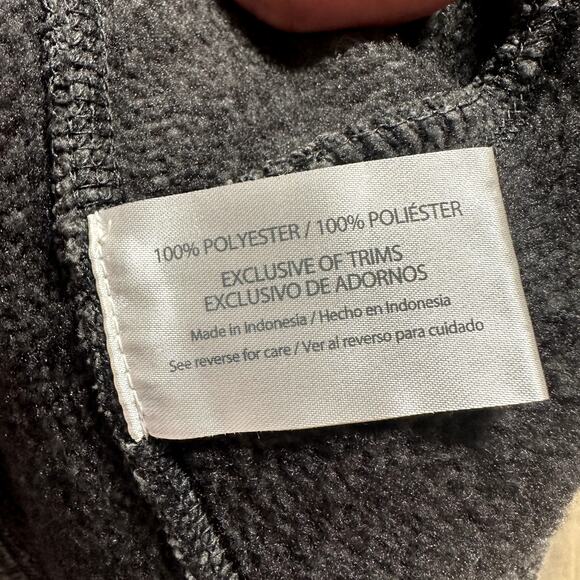 Woolrich 1/4 Snap Pullover Mens XL Gray Chest Pocket Hiking Outdoor - Picture 6 of 6